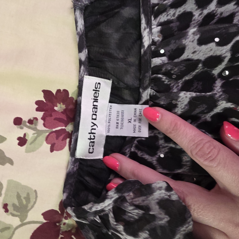 Leopard Print Blouse - image 2